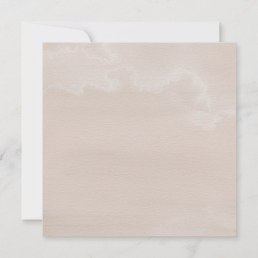 Invitations de douche pour bébé | Florales sucrées (Dos)