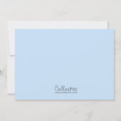 Invitations de douche pour bébé garçon (Elephant W (Dos)