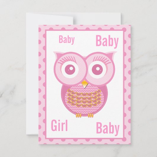 Invitations de douche pour bébé hibl (Dos)