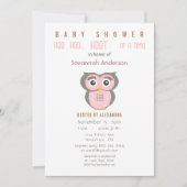 Invitations de douche pour bébé hibl (Devant)