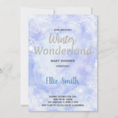 Invitations de douche pour bébé hiver Parties scin (Devant)