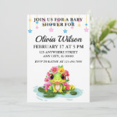 Invitations de douche pour bébé, Invitations de th (Debout devant)