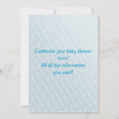 Invitations de douche pour bébé Invitations Sirène (Dos)