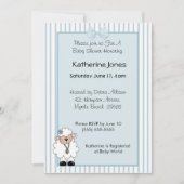 Invitations de douche pour bébé Lamb (Devant)