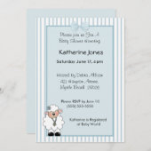 Invitations de douche pour bébé Lamb (Devant / Derrière)