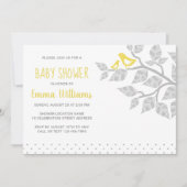 Invitations de douche pour bébé mignonne moderne (Devant)