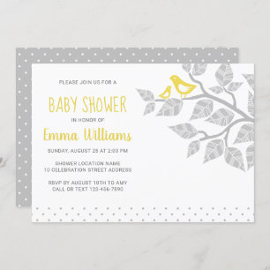 Invitations de douche pour bébé mignonne moderne