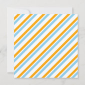 invitations de douche pour bébé moustache (Dos)