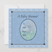 Invitations de douche pour bébé mouton par Molly H (Dos)