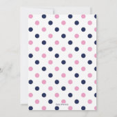 Invitations de douche pour bébé nautique pour une  (Dos)