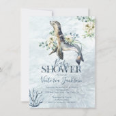 Invitations de douche pour bébé pour phoque tropic (Devant)