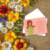 Invitations de douche pour bébé [rose]