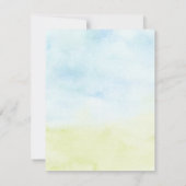 Invitations de douche pour bébés animaux de ferme (Dos)