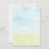 Invitations de douche pour bébés animaux de ferme (Dos)