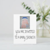 Invitations De Douche Pour Bébés - Par Les Bébés C (Debout devant)