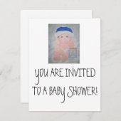 Invitations De Douche Pour Bébés - Par Les Bébés C (Devant / Derrière)