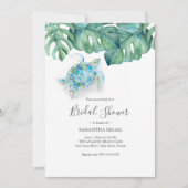 Invitations de douche tropicale nuptiale Impressio (Devant)