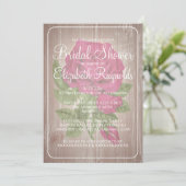 Invitations de douches à la florale russe de Fuchs (Debout devant)