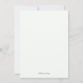 Invitations de douches de maman du Jardin Jaune (Dos)