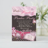 Invitations de douches Lingerie (Debout devant)