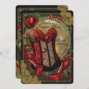 Invitations de douches Lingerie et Bachelorette Pa