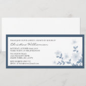 Invitations de douches nuptiales à la floraison lo (Devant / Derrière)