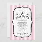 Invitations de douches nuptiales à Paris (Devant)