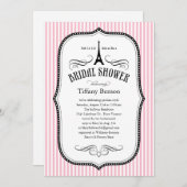 Invitations de douches nuptiales à Paris (Devant / Derrière)