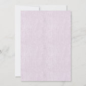 Invitations de douches nuptiales à Paris (Dos)