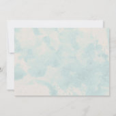 Invitations de douches nuptiales aux oiseaux bleus (Dos)