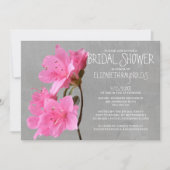 Invitations de douches nuptiales Azalea (Devant)