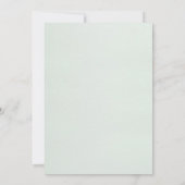 Invitations de douches nuptiales blanches de luxe (Dos)