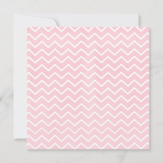 Invitations de douches nuptiales Chevron (Dos)