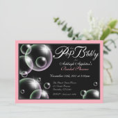 Invitations de douches nuptiales classiques "Pop t (Debout devant)