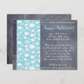 Invitations de douches nuptiales Customisées (Devant / Derrière)