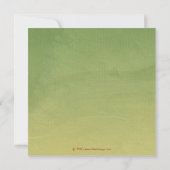 Invitations de douches nuptiales de Calla Lily (Dos)