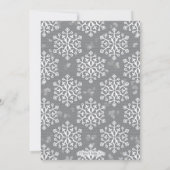 Invitations de douches nuptiales de Flèche-Neige p (Dos)