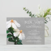 Invitations de douches nuptiales de Gardenias (Debout devant)