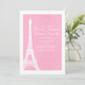 Invitations de douches nuptiales de la Tour Eiffel (Debout devant)