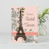 Invitations de douches nuptiales de la Tour Eiffel (Debout devant)