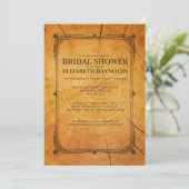 Invitations de douches nuptiales de l'anneau de l' (Debout devant)