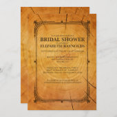 Invitations de douches nuptiales de l'anneau de l' (Devant / Derrière)