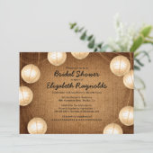 Invitations de douches nuptiales de Lantern (Debout devant)