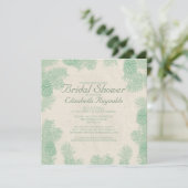 Invitations de douches nuptiales de pin blanc (Debout devant)