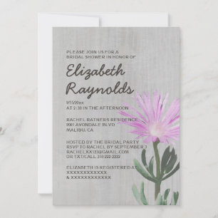 Invitations de douches nuptiales de Plantes succul