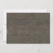 Invitations de douches nuptiales de Western Cactus (Dos)