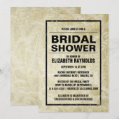 Invitations de douches nuptiales de Western Farm (Devant / Derrière)