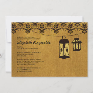 Invitations de douches nuptiales des Lanternes