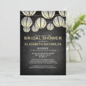 Invitations de douches nuptiales des lanternes (Debout devant)