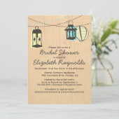 Invitations de douches nuptiales des Lanternes (Debout devant)